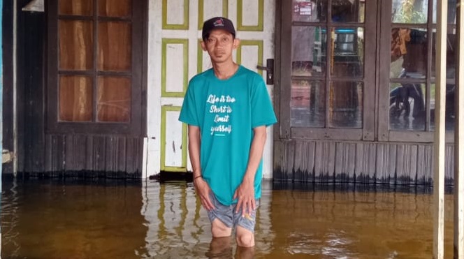 terendam banjir martapura timur habar kalimantan